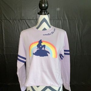 Purple Little Mermaid Long Sleeve T-Shirt